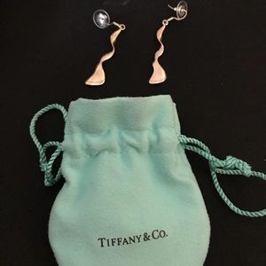 Tiffany earrings with pouch